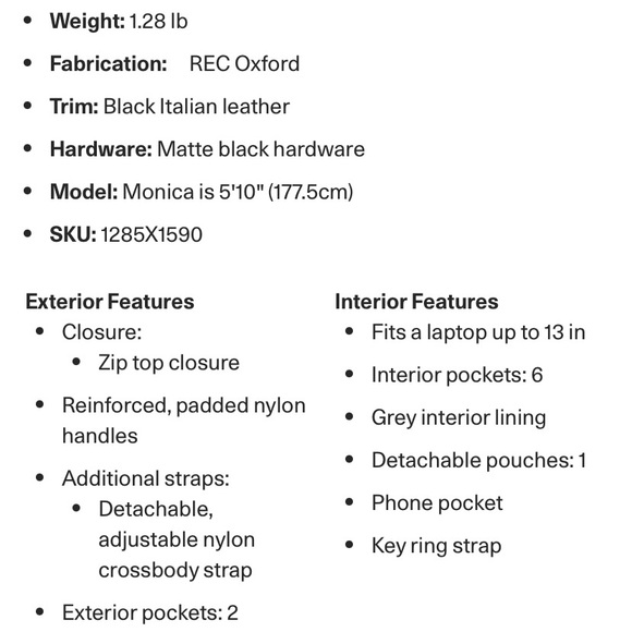 MZ Wallace Black Sutton Deluxe in size Medium. New with attached tag… - Picture 12 of 15